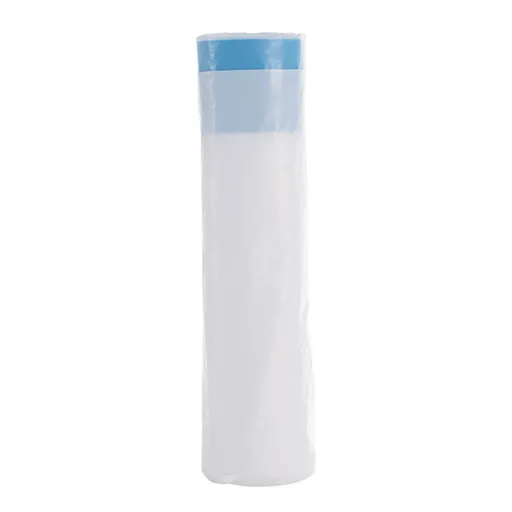 60PC Trash Bags Heavy Duty - Drawstring Kitchen Garbage Bags for Office/Bathroom, Leak-Proof Design, Odor Control Technology, Small Plastic Bags Clear