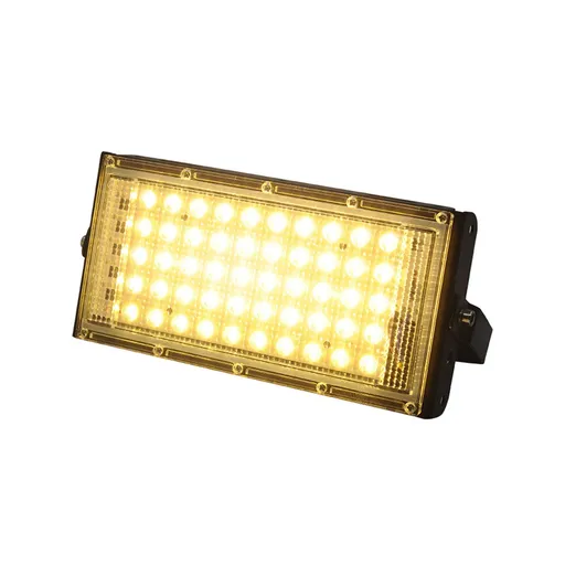 50W Outdoor IP66 Waterproof Floodlight Super Bright RGB Lawn Floodlight LED Spotlight for Gallery Church Wedding Birthday Party Stage Lighting