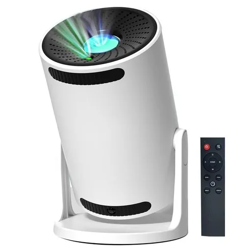 LED Starry Sky Projector Light Bedroom Ambient Light USB Night Light Bluetooth Speaker: White