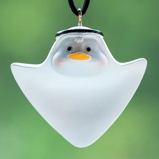 Car Hanging Decoration Xiangche Line Resin Cartoon Akita The richest duck White face