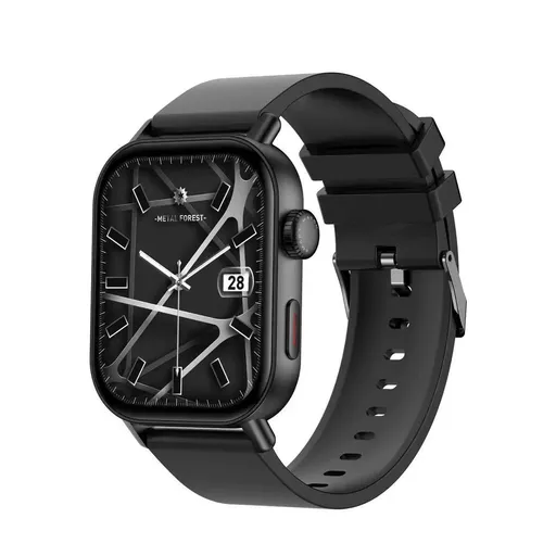 Men'S Square Watch Fashion Watch Australia Date Display Watch Black Dial Watch - Black - Size 01