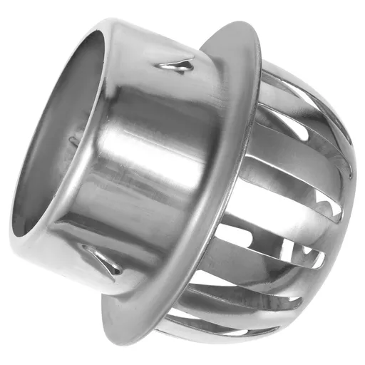 Floor Drain Cover Stainless Steel Round Design 10cm Silver
