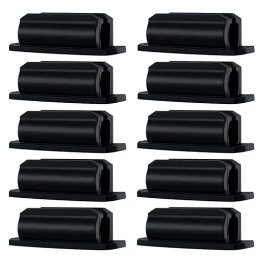 10 Pack Silicone Pen Holder Adhesive Pencil Holder Marker Holder Pen Clips for Home Office Desk Accessories Teacher Supplies