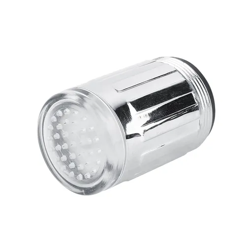3 Color LED Light Changing Glow Temperature Sensor Shower Stream Water Faucet Tap For Kitchen