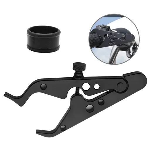 Universal Lightweight Throttle Assist Wrist, Aluminum Alloy Hand Grip Lock Clamp with Silicone Ring Protect