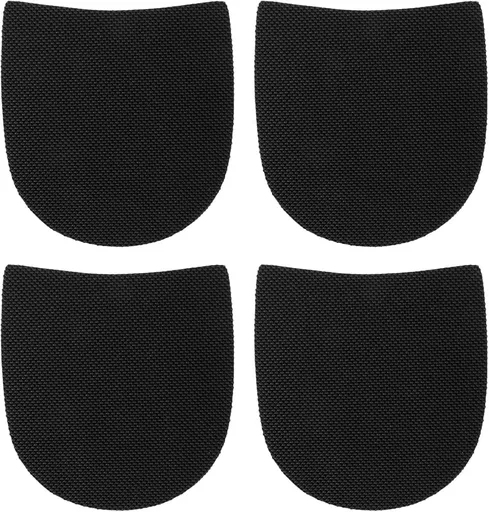 4PCS Shoe Repair Kit Heel, 3.8 * 3.4 Inch Shoe Heel Repair for Boots Suitable for Men Women Boot Shoes (Black)