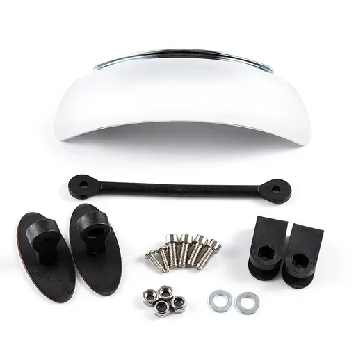 Motorcycle Wide Angle Rearview Mirrors 180 Degrees Safety Rear View Mirror Wide Angle Mirror Auxiliary reverse mirror