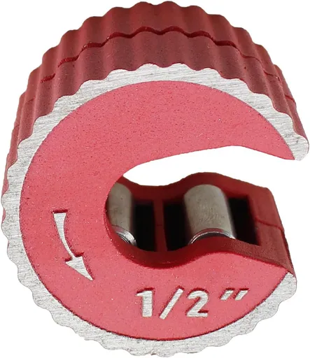 1/2 Inch Red Aluminum Alloy Adjustable Tight Pipe Cutter for Cutting Copper and Thin Walled Conduit