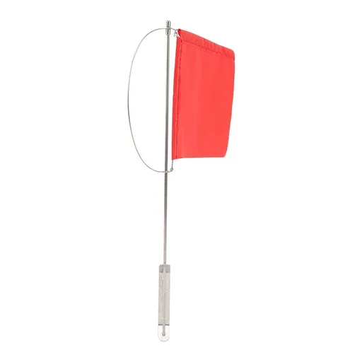 Red Boat Flag Stainless Steel Wind Indicator Flag, Red Boat Flag, Portable Sailboats, yachts, boats Wind Indicator Flag for Sailboat Mast Mount, not easy to