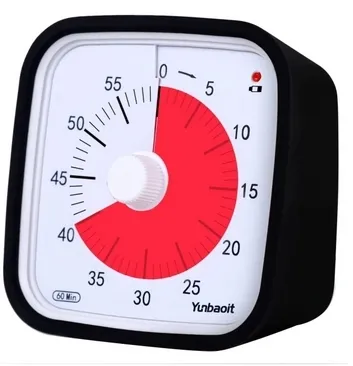 Visual Timer 60min - classroom school for children Black 150