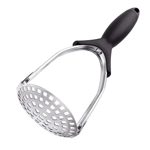 Stainless Steel Potato Masher Heavy Duty, Hand Smasher Kitchen Tools for Beans, Vegetables, Avocado, Food and Friut