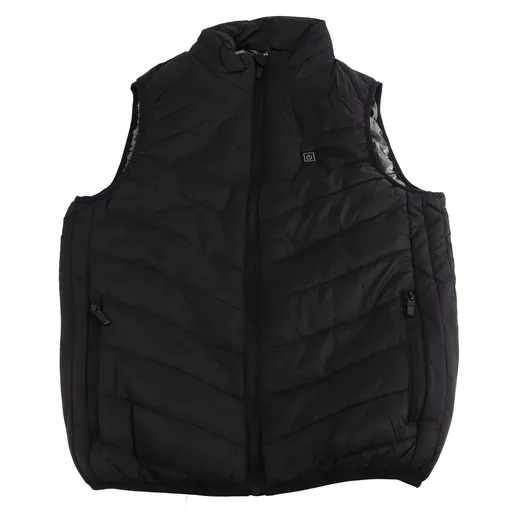 Heated Jacket Unisex 3 Gears Four Zones Heating Polyester Fiber Electric Thermal Vest for Outdoor Winter XXL