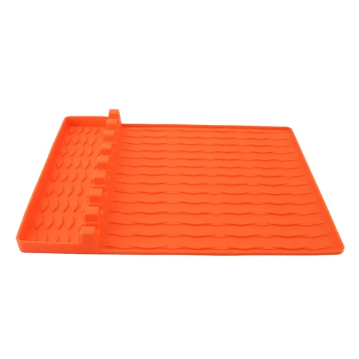 Silicone Griddle Tools Mat Heat Resistant Easy to Clean Versatile Grill Side Shelf Mat Silicone Spatula Mat for Outdoor Grill Kitchen Counter Type 1