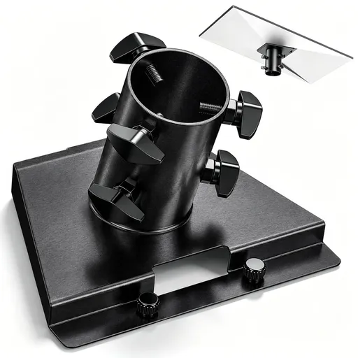 Pipe Adapter for Starlink Gen 3, Metal Mounting Connector for Starlink V3 Standard Dish to Wall/Pole Mount, Replacement Interface Bracket