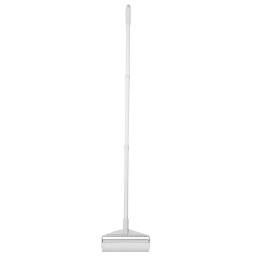 Pet Hair Remover with Extendable Handle for Clothes, Furniture, and Upholstery - White