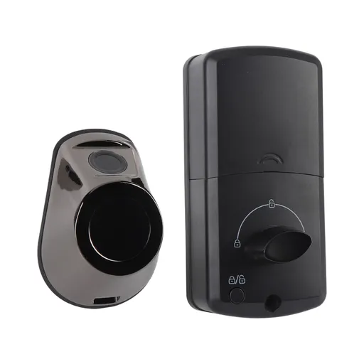 Smart Door Entry Lock for Tuya App Biometric Sensor Key Available Fingerprint Smart Lock for 35mm-50mm Thickness Wooden Door