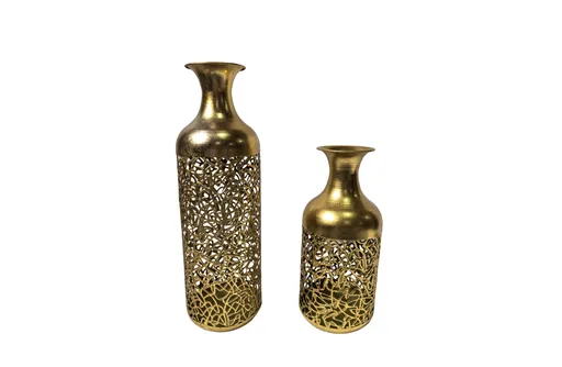 Maya Vase - Large - Gold