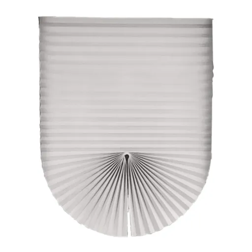 Cordless No-Drill Adjustable Window Blinds, Temporary Stick-On Pleated Paper Shades for Privacy & Light Control, UV Protection Easy to Cut & Install for Nursery Bedroom Bathroom