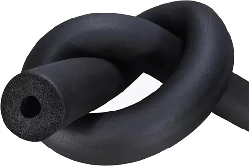 Pipe Insulation Foam Tube, 3/8"(9mm) ID Wall Thickness 3/8" Length 6FT, Black Foam Tubing for Guitar Stands,Machine Handle＆Roof Rack