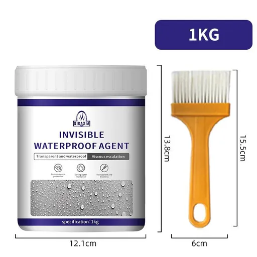transparent waterproof coating, clear sealant, waterproof sealant Australia, RV waterproofing, roof waterproofing, wall waterproofing, window waterproofing, gutter waterproofing, pipe waterproofing, outdoor sealant, DIY waterproofing - White - Size 3