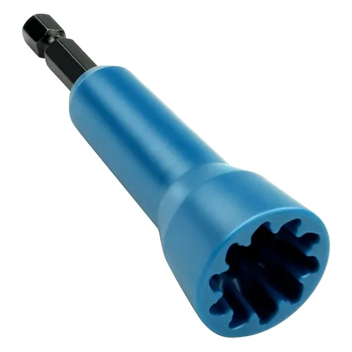 Spin Twist Wire Connector, Wire Spin Driver Nut, Wire Twister Tool for Drill and Wire Connector Driver with 1/4" Chuck (Blue)