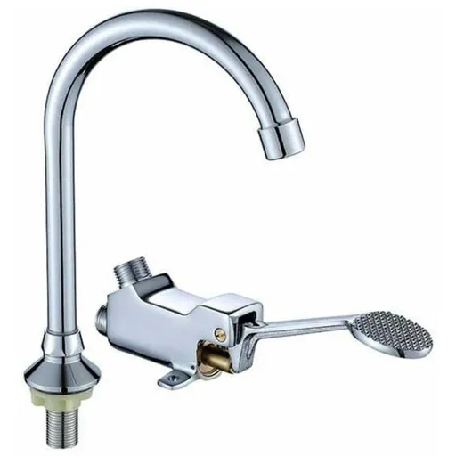 Pedal Faucet Kitchen Sink Bathroom Mixer Foot Control