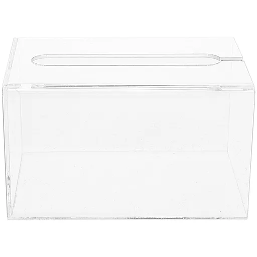 Worgeous Wall Hanging Paper Box Tissue Container Tissues Towel Mount Transparent