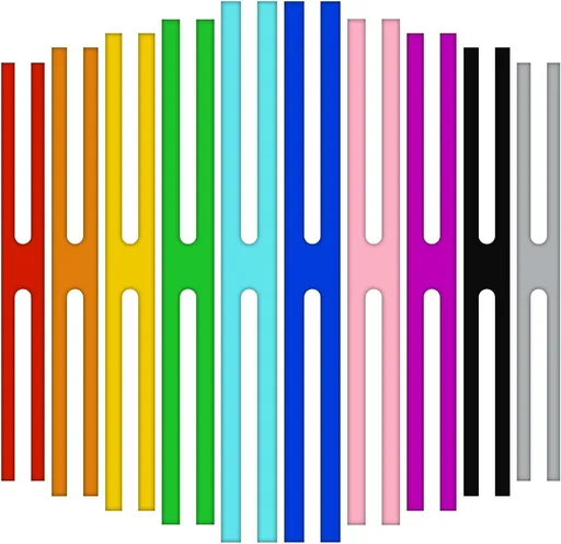10PCS H Band Silicone Rubber Bands, 9 Inch H-Bands Silicone Rubber Bands Assorted Color, Elastic Rubberbands H-Band Silicones Bands 9 Inch | 9” Silicones Bands