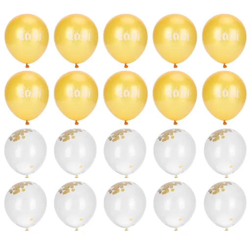Sequin Balloon Set Home Decorative Balloon Accessory for Graduation 2021 New Year Party