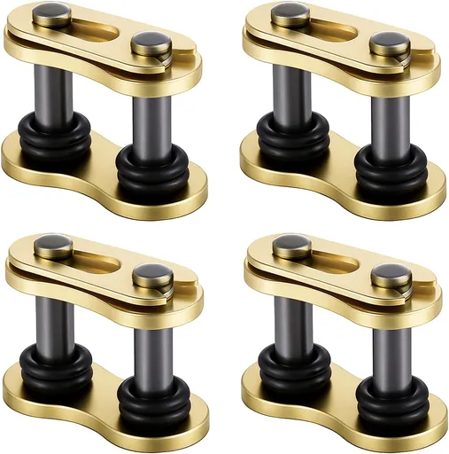 4 Pcs 525 Chain Connecting Master Link with O-Ring Seal 525 Motorcycle Chain Drive Chains for Motorcycle ATV Quad Dirt Bike