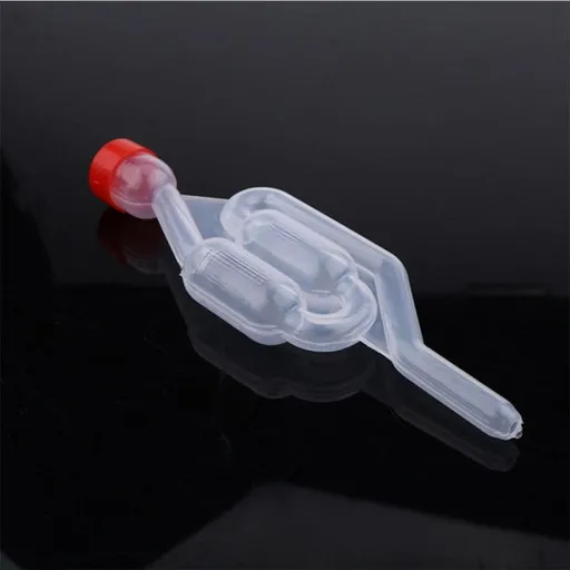 Shape Twin Bubble Airlock, One Way Exhaust Valve Bubble Airlock Homebrew Fermentation for Wine Beer Making