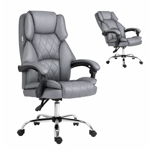Artiss Executive Office Chair Recliner Grey