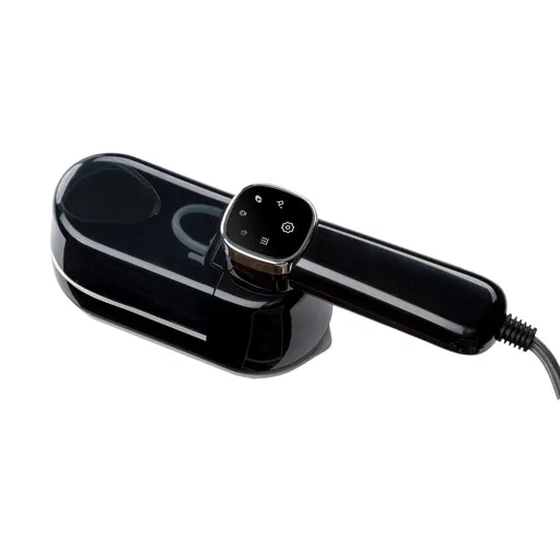 Handheld Steam Iron 1200-1400W Detachable Water Tank Rotatable Portable Clothes Ironing Machine Black