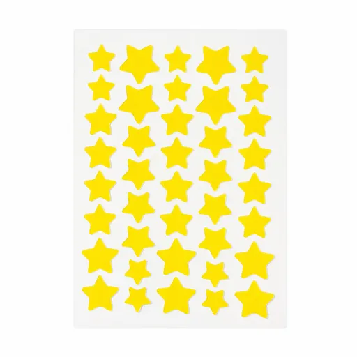 Star Acne Patches Yellow 5 Sheets - 40 Stars Per Sheet, Hydrocolloid Blemish Stickers, Waterproof Sweat-Resistant Star Pimple Covers