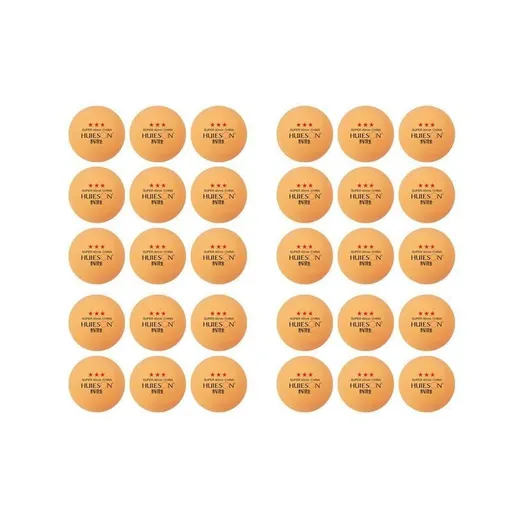 30PCS 3-Star Table Tennis Balls Professional Pingpong Ball Training Ball 40mm - Yellow