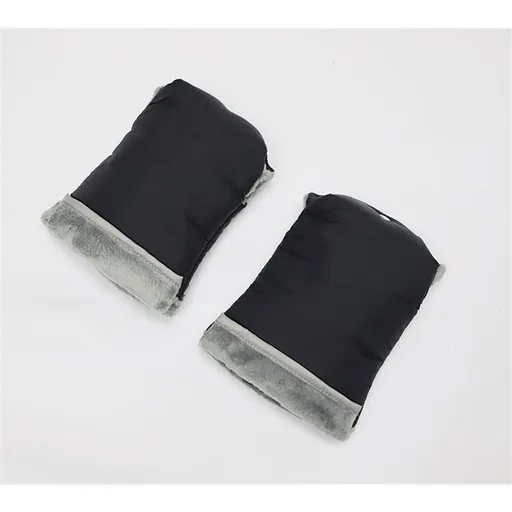 Enfant Stroller Warmmuffs Gloves - Anti-Freeze Stroller Mittens for Handlebars, Water Repellent Hand Warmer Muff for Cold Weather, Plush Lined Stroller Warmmuffs