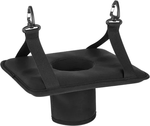 Hanging Drink Holder for Hammocks, Hammock Chairs, Lounge Chairs Stable Drink Holder Pool Beer Float Floating Drink Float Multi-Function Organizer（black）