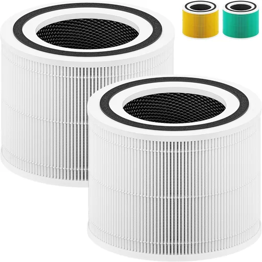 Air Purifier Filter 240 True HEPA 14 Replacement 2 Pack White