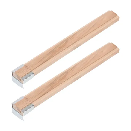 2-Pack Wood Drawer Slides for Furniture, Heavy Duty Hardware for Home Improvement and Projects