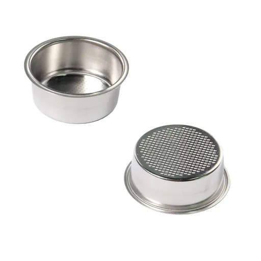 2 pcs 51mm filter basket，Coffee Filter Basket Stainless Steel espresso filter basket, Coffee 51mm non pressurized filter basket
