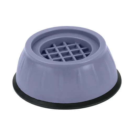 4-Piece Washing Machine Foot Mat Shockproof Anti-Slip Vibration Damper Universal Raised Rubber Pads for Refrigerator Base Moisture-Proof Appliance Support Leveler Set