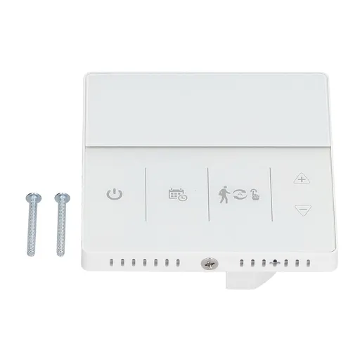 Smart Thermostat Weekly Programmable Voice Switch 10K Sensor Precise Temperature Control Boiler Thermostat for Home3A Connection Plumbing Wall Hung Boiler White 230V