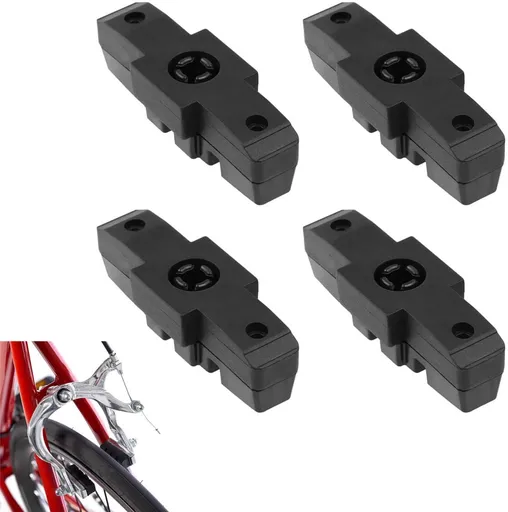 4 pieces - Brake pads - Bicycle brake pads - Replacement brake pads - Suitable for Magura HS11 HS22 HS24 HS33 HS66 - Brake pads for mountain bikes - Rubber bicycle brake pads - rubber road bike brake cover - bicycle accessories - black