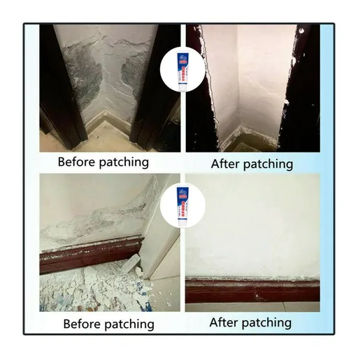Cleaning Brush ! White Latex Paint Wall Wall Cracks Ointment, Cleaning Brush Promotion Include 1X Wall Repair Paste 1X Scraper White