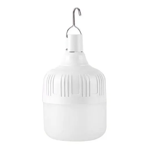 80W 80mm LED Emergency Light Bulb USB Rechargeable Bulb for Outdoor Night Market Stalls Home Power Failure