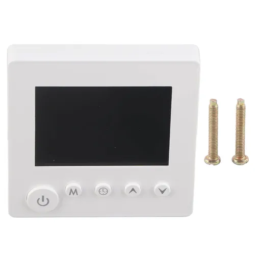 Programmable Thermostat AC90V to 240V Color LCD Display Smart Thermostat for Tuya for Home Hotels Office Shopping Malls White WIFI