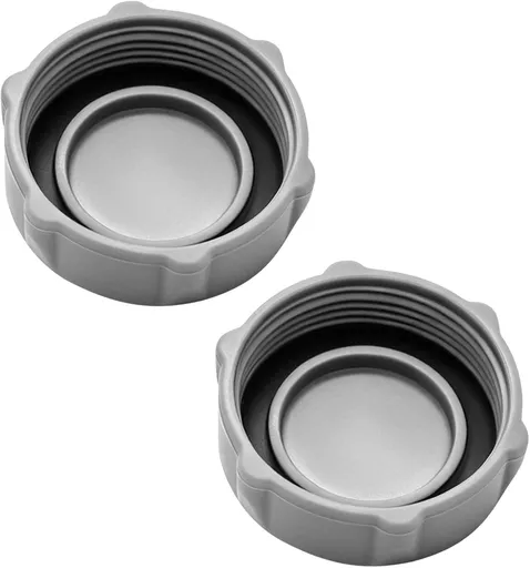 2 Pack Pool Drain Valve Cover Replacement Parts, Heavy-Duty Drain Cap Adapter for Coleman P01006 P6H1158ASS16, Grey
