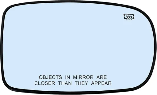 Passenger Right Side Heated Mirror Glass Replacement for 2011-2021 Chrysler 200 300, Dodge Charger Challenger - Side View Heated Convex Mirror Glass