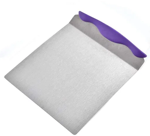 Cake Safe Lifter Stainless Steel Pizza Transfer Shovel Square Cake Tray Moving Plate Tool Cookie Spatula