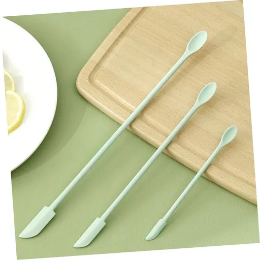 Silicone Jar Spatula 3pcs Jam Spatula Jar Spatula Dessert Jam Tool Frosting Spreader Skincare Spatula Butter Spatula Silicone
